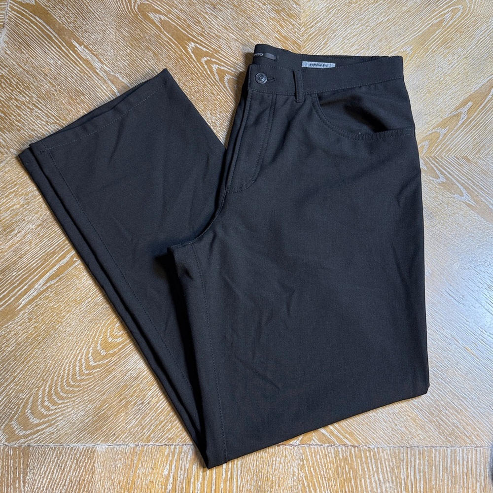 ALBERTO Tom Comfort Fit Ceramica Black Pants 50